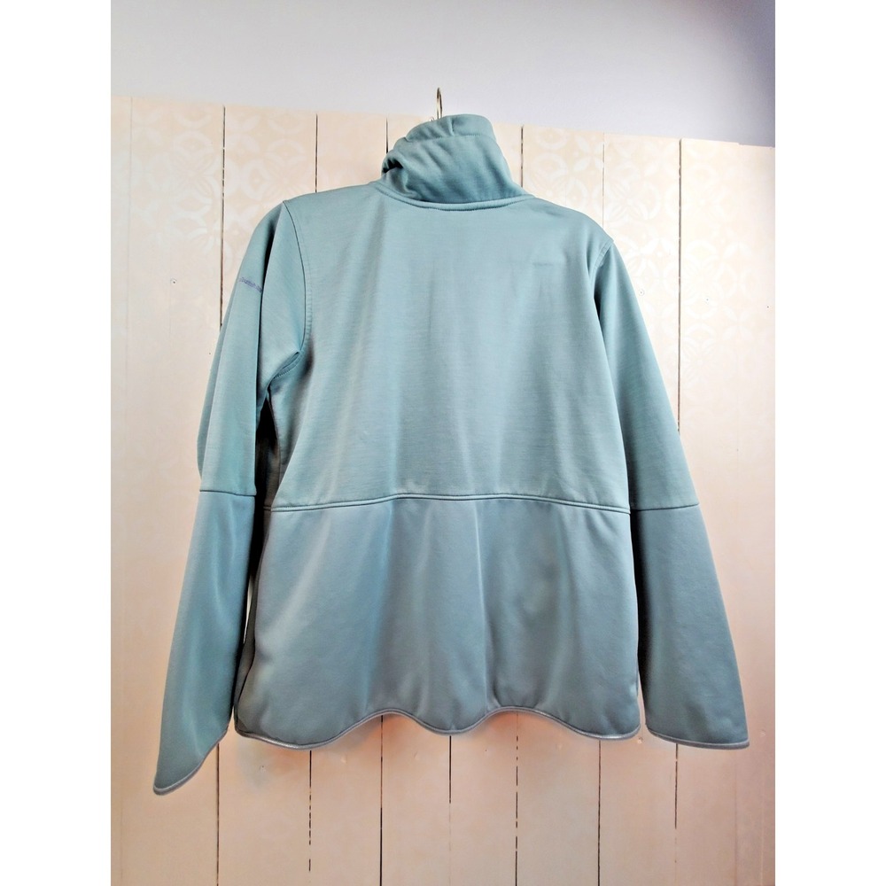 Womens Large Seafoam Green Water Resistant Funnel Neck Pullover Columbia - Picture 8 of 9